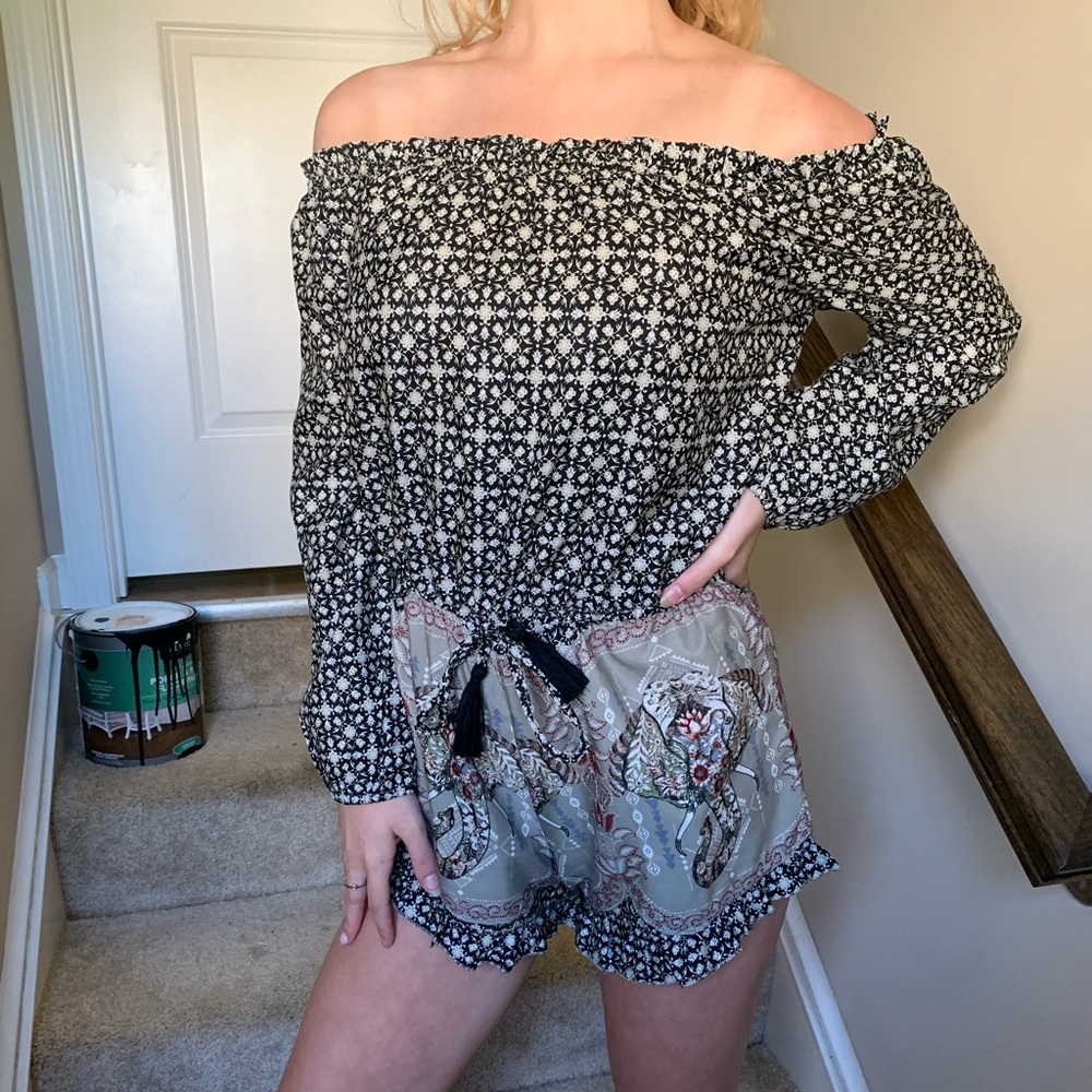 Off The Shoulder Romper